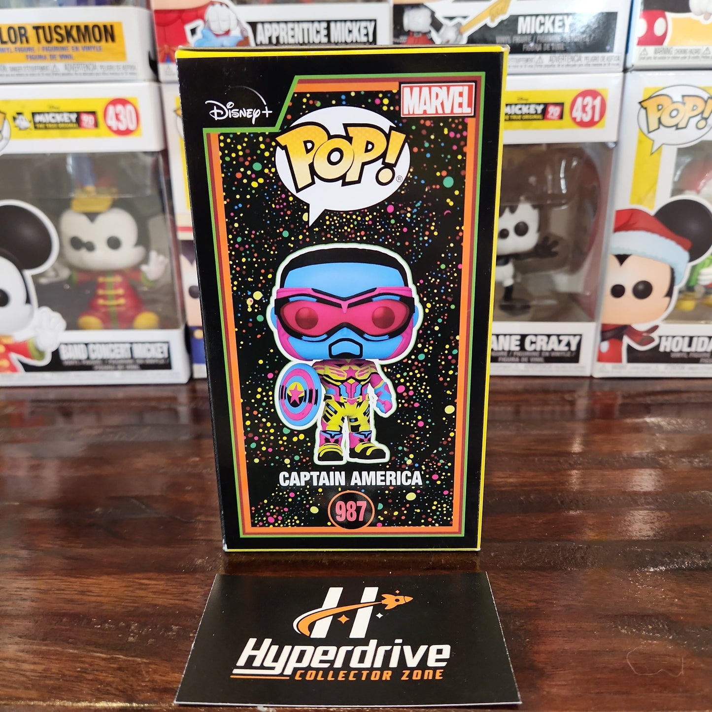 Marvel The Falcon & the Winter Soldier Captain America Blacklight Funko Pop! Vinyl Figure #987 Funko