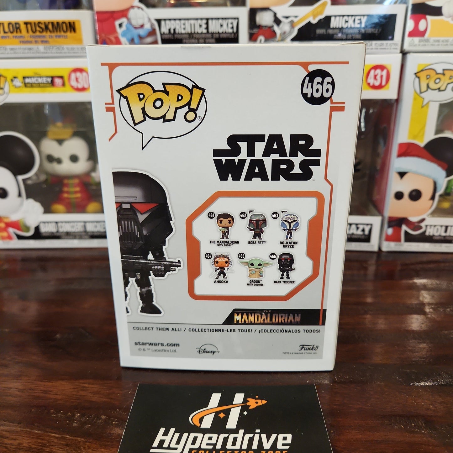 Star Wars The Mandalorian Dark Trooper Funko PoP! Vinyl Figure #466 Funko