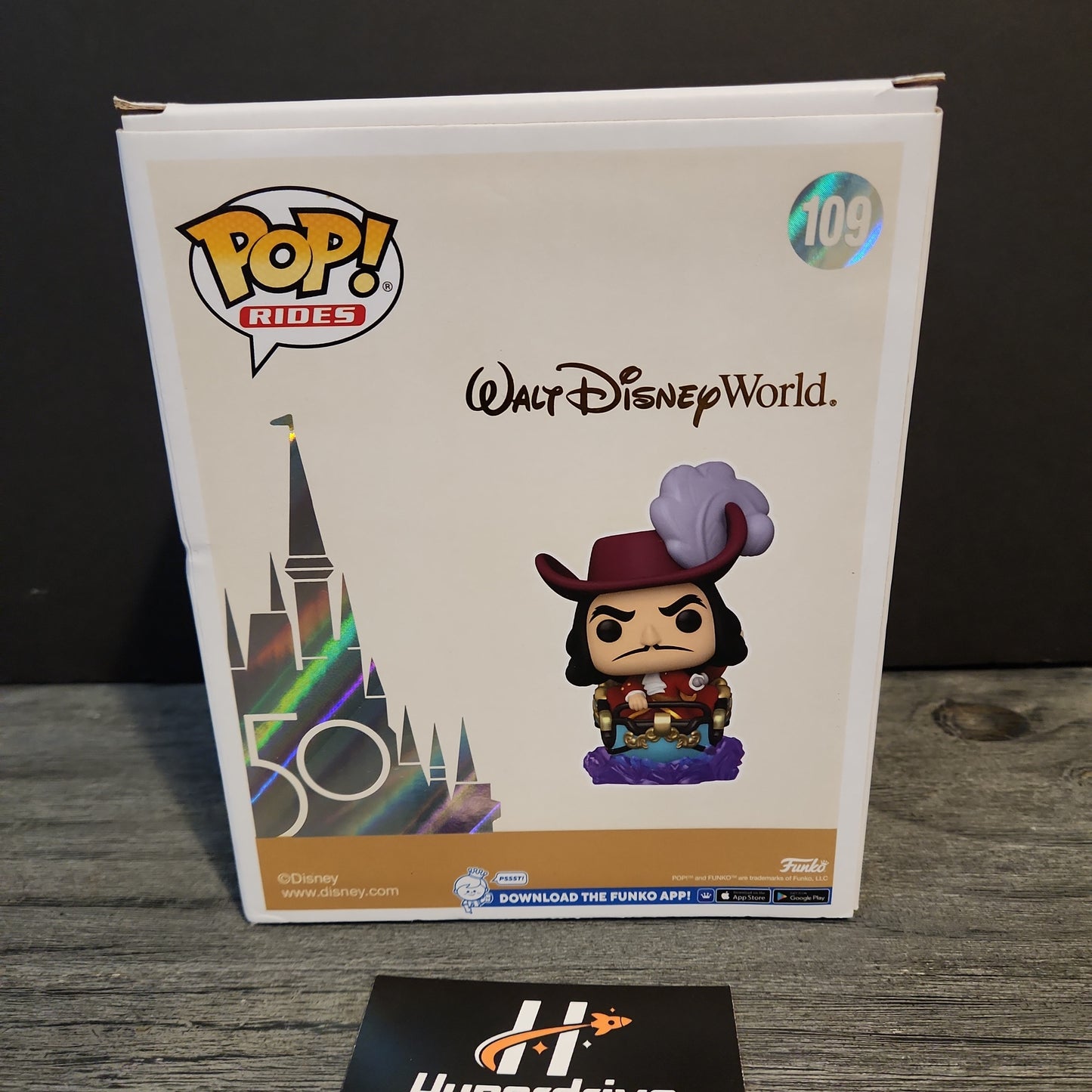 Funko PoP Disney Captain Hook at the Peter Pan's Flight Attraction Funko