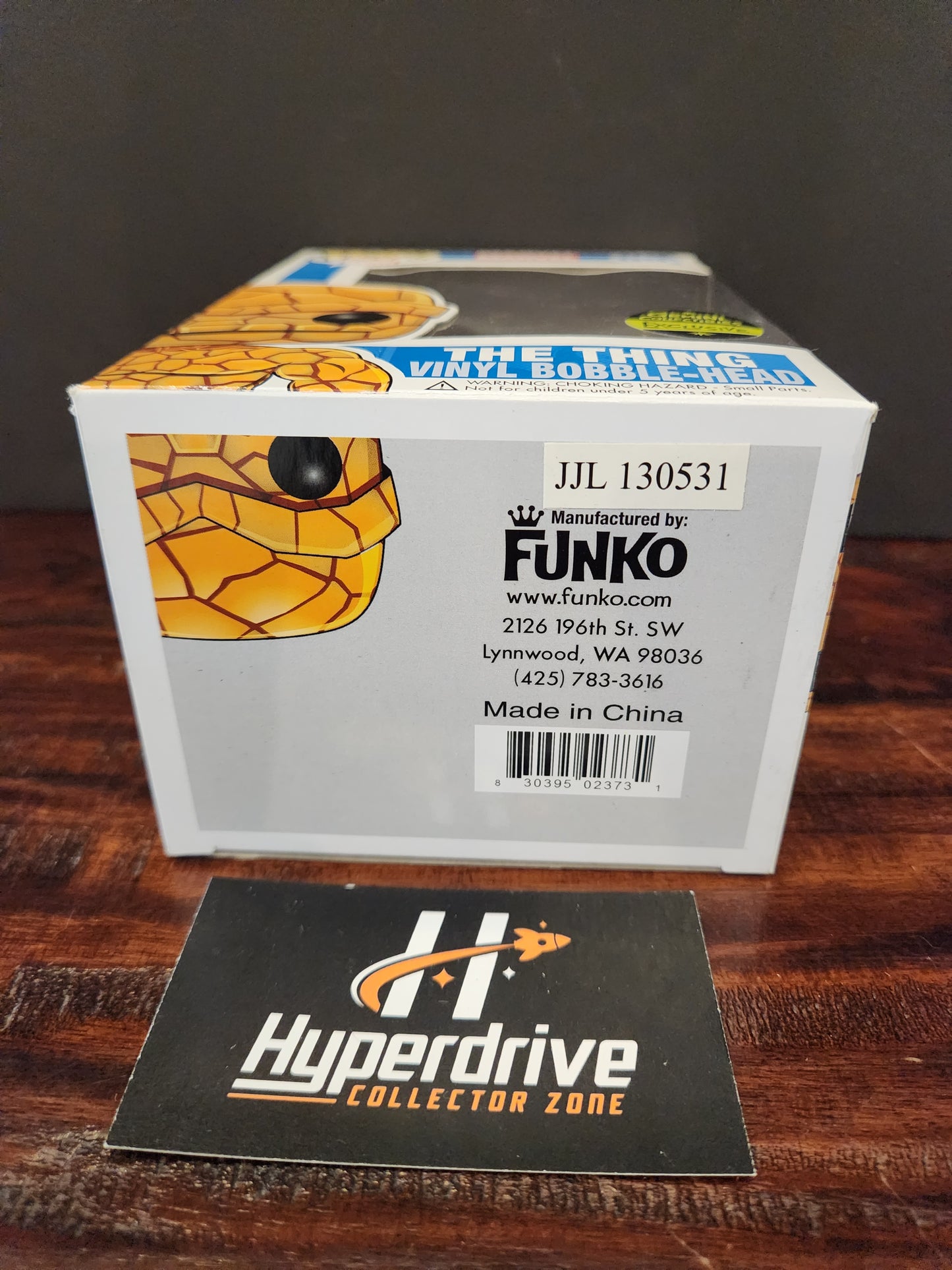 Marvel The Thing (Black & White) Funko PoP! Vinyl Figure #09 Gemini Collectibles Exclusive Funko