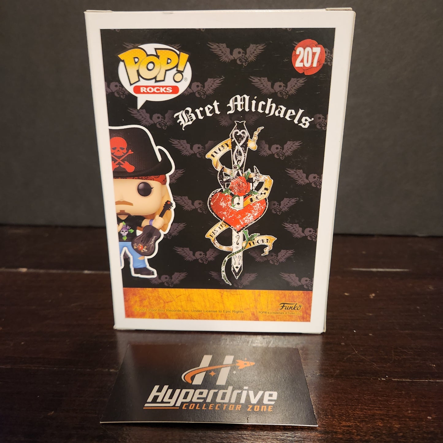 Rocks Bret Michaels CHASE Funko PoP Vinyl Figure #207 Funko