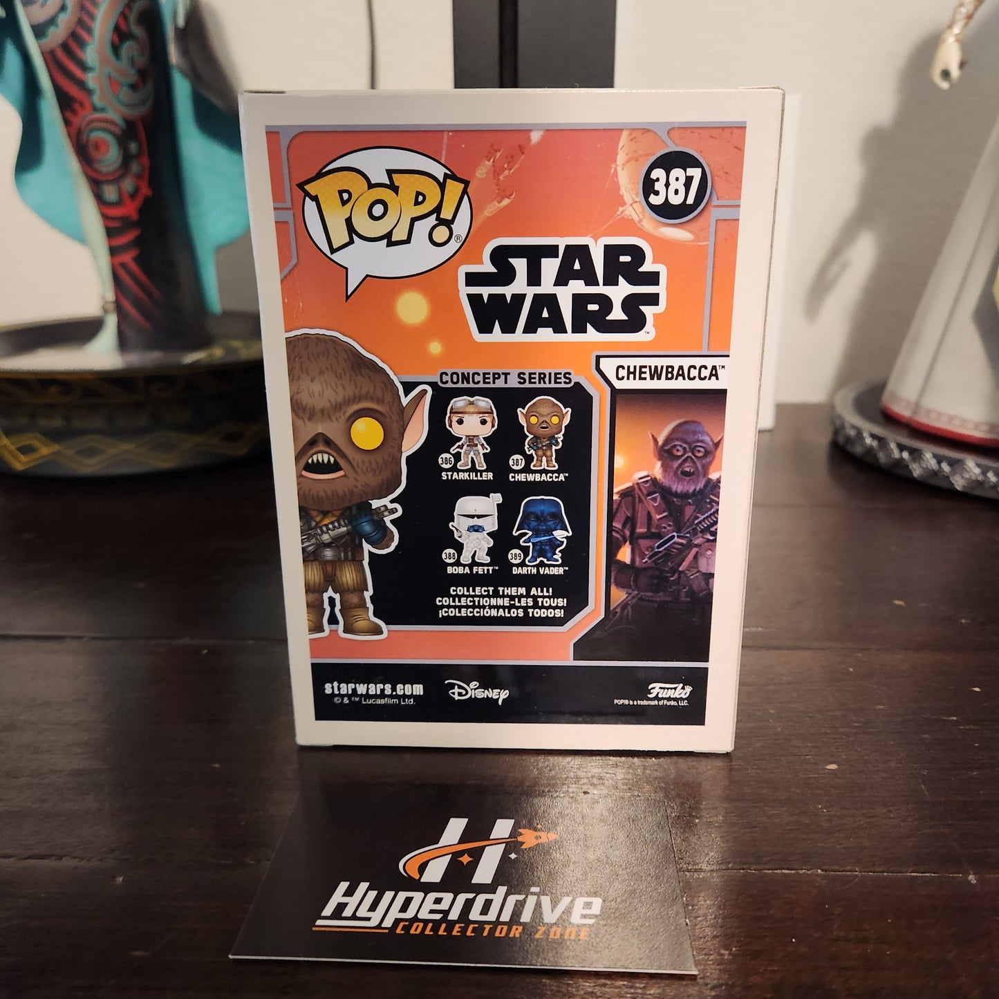 Star Wars Concept Series Chewbacca 2020 Celebration Funko PoP! Vinyl Figure #387 Funko