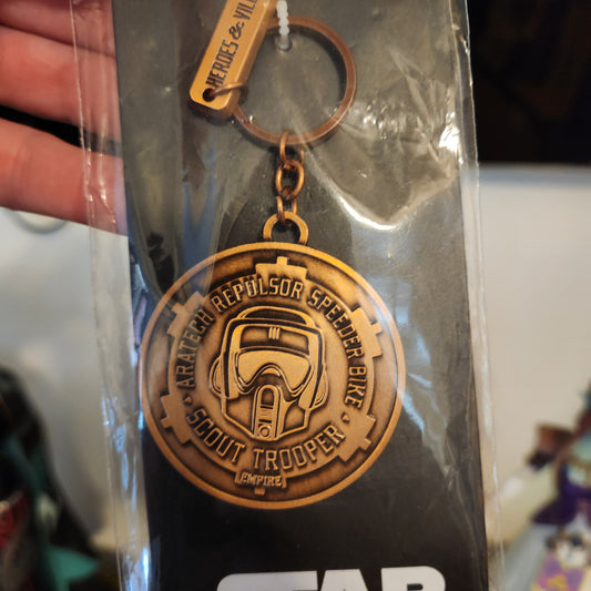 Star Wars Heroes & Villains Biker Scout Trooper Keychain Heroes and Villians
