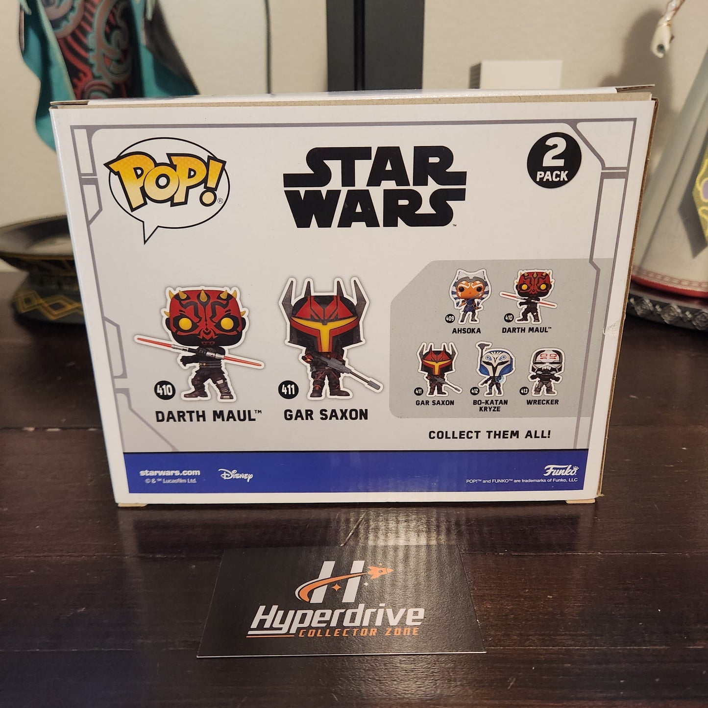 Star Wars The Clone Wars Darth Maul & Gar Saxon Funko PoP Vinyl Figure 2 Pack Exclusive Funko