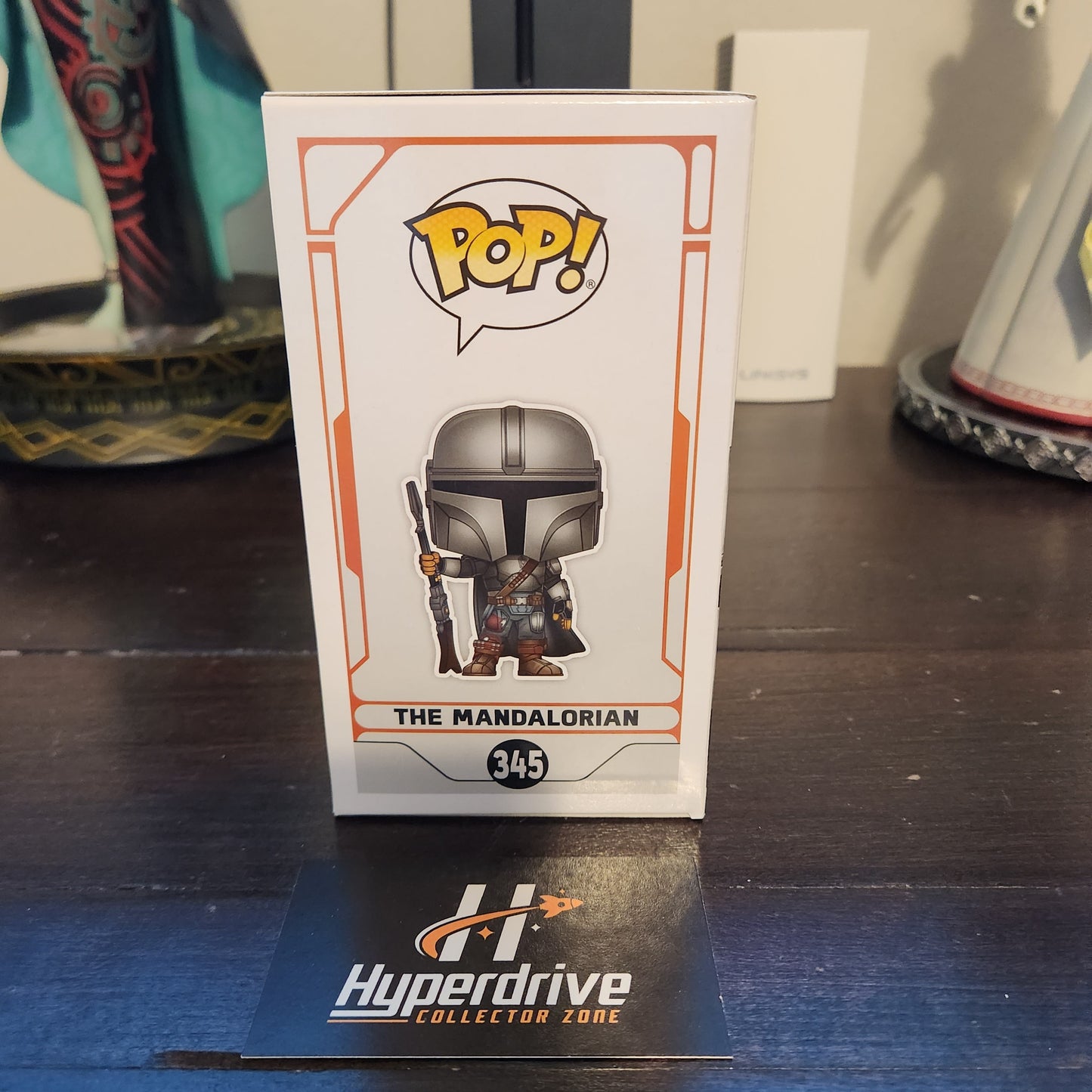 Star Wars The Mandalorian Chrome Funko PoP Vinyl Figure #345 Exclusive Funko
