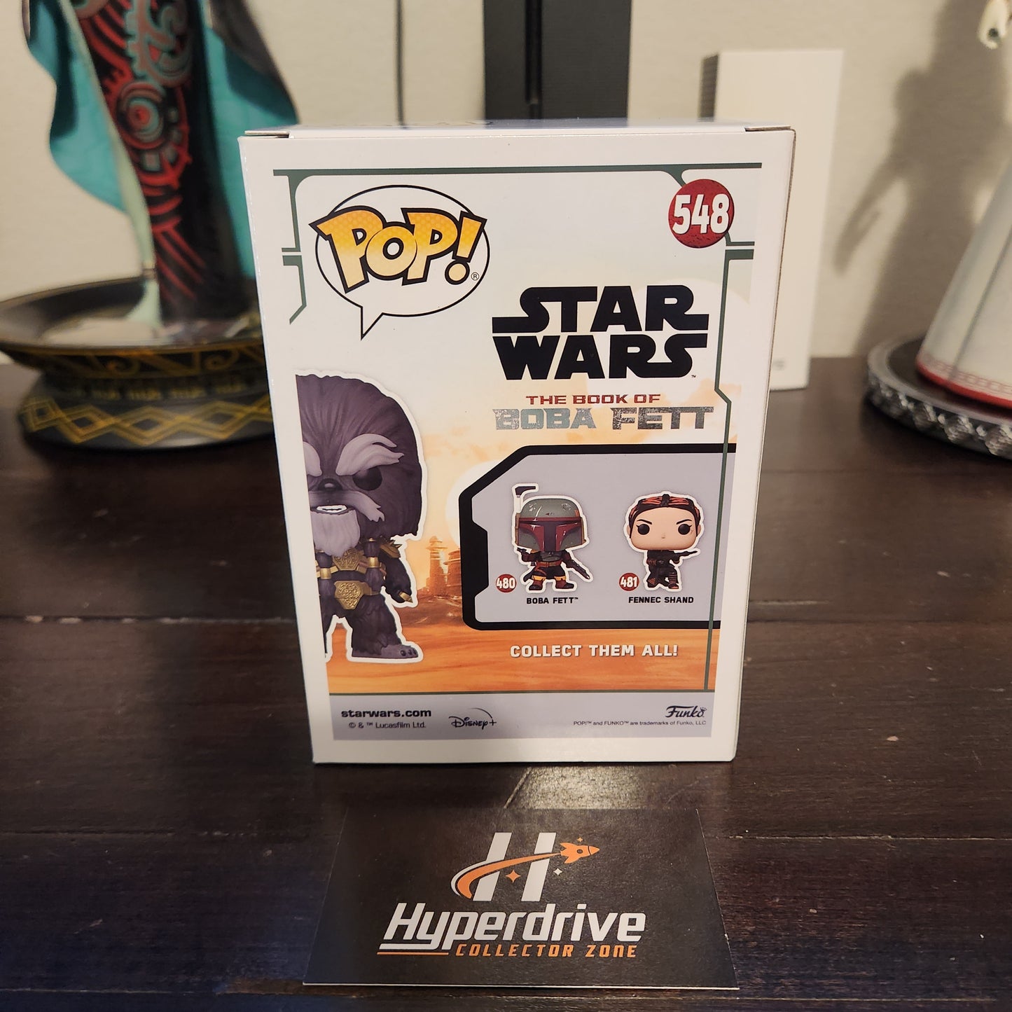 Star Wars The Mandalorian Krrsantan Flocked Funko PoP Vinyl Figure #548 Exclusive Funko