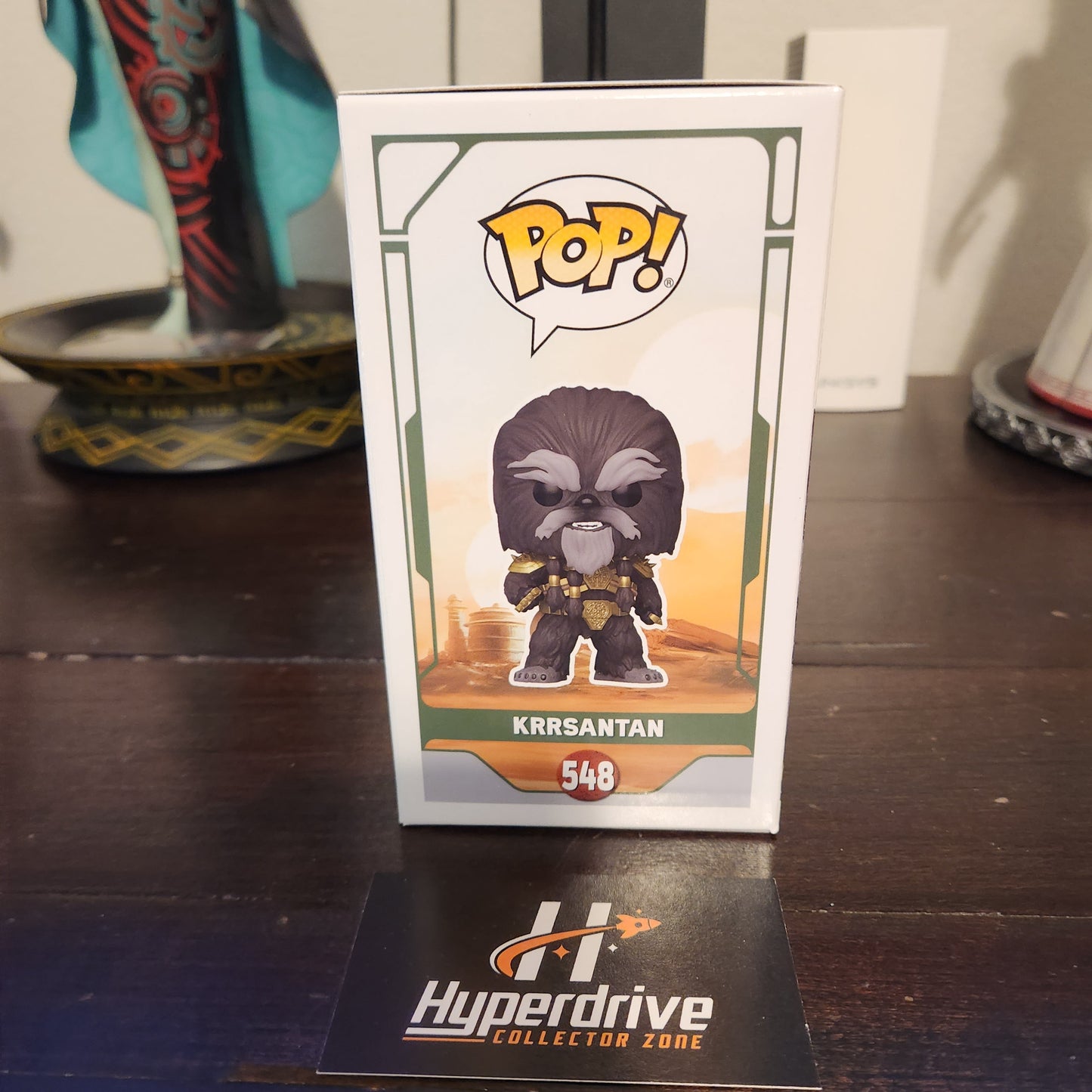 Star Wars The Mandalorian Krrsantan Flocked Funko PoP Vinyl Figure #548 Exclusive Funko