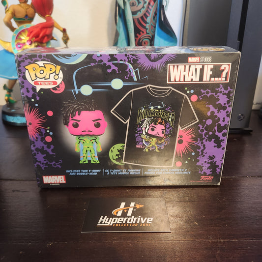 Marvel What If...? Blacklight Killmonger Funko PoP & Tee - Size XL Funko