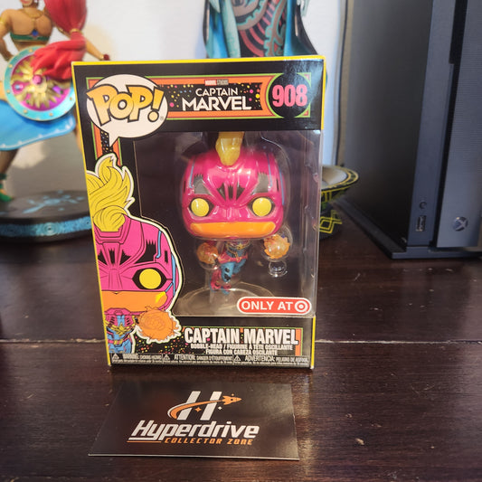 Captain Marvel Blacklight Funko Pop! Vinyl Figure #908 Funko