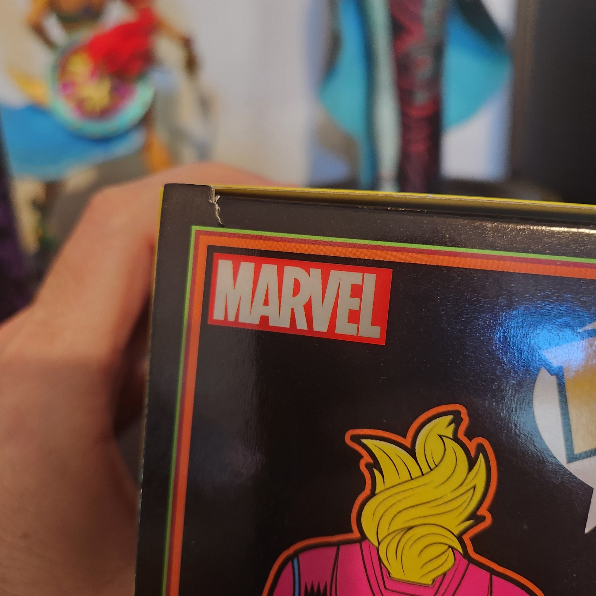 Captain Marvel Blacklight Funko Pop! Vinyl Figure #908 Funko