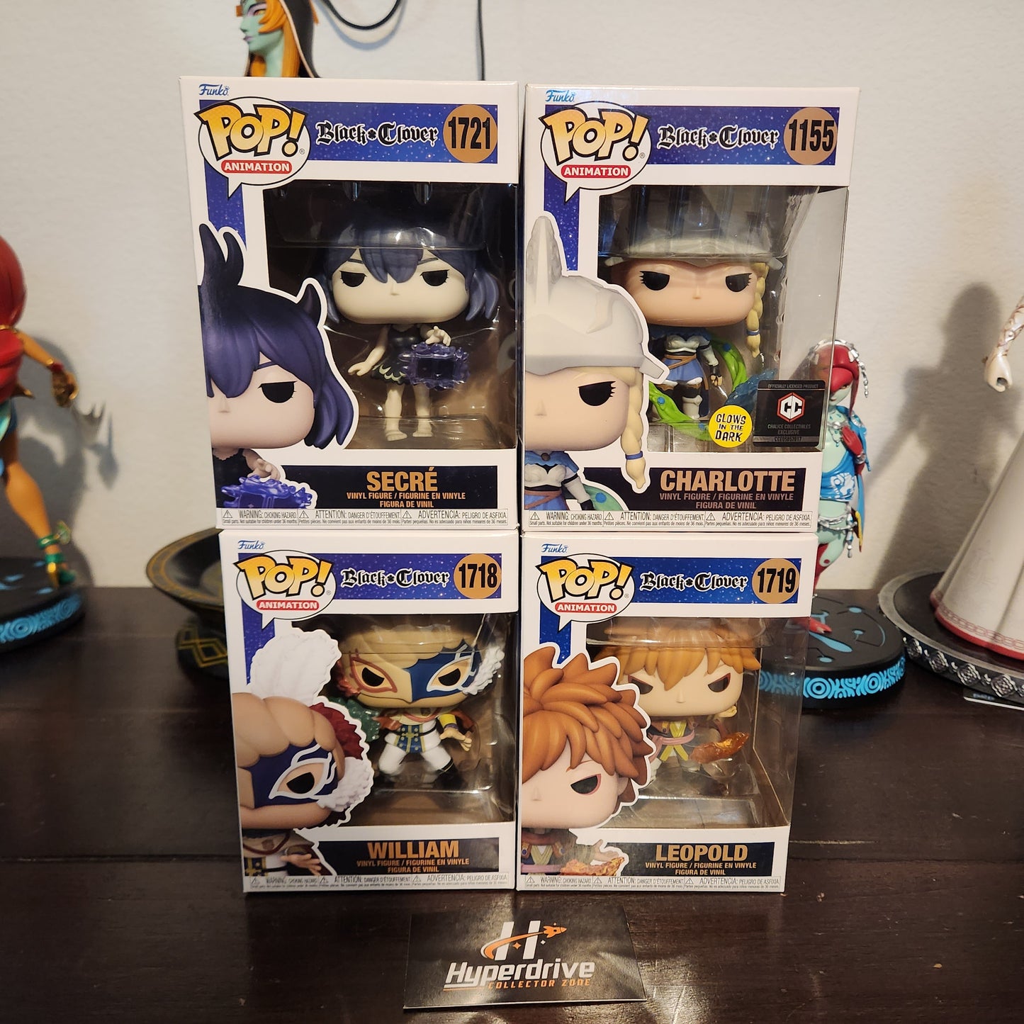 Black Clover Funko Pop Bundle of 4 Funko