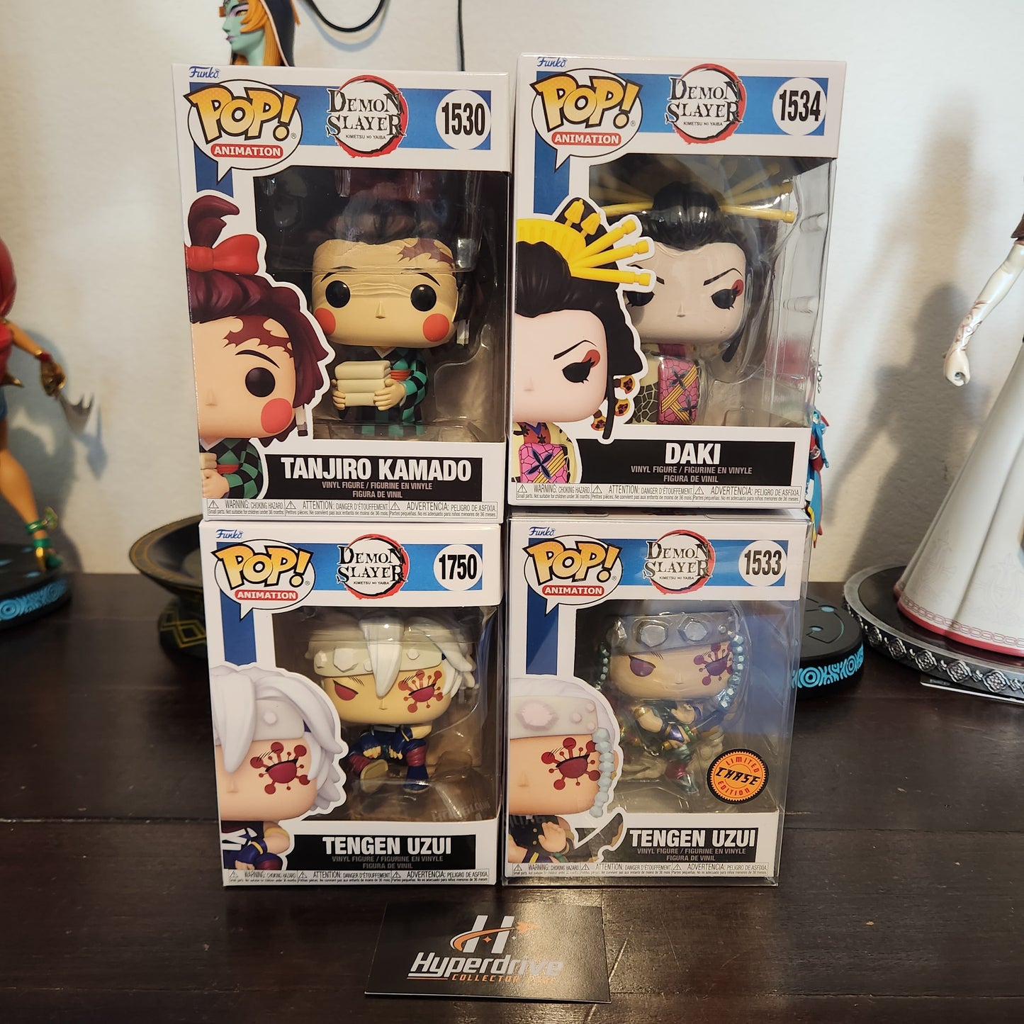 Demon Slayer Funko PoP CHASE Bundle of 4 Funko