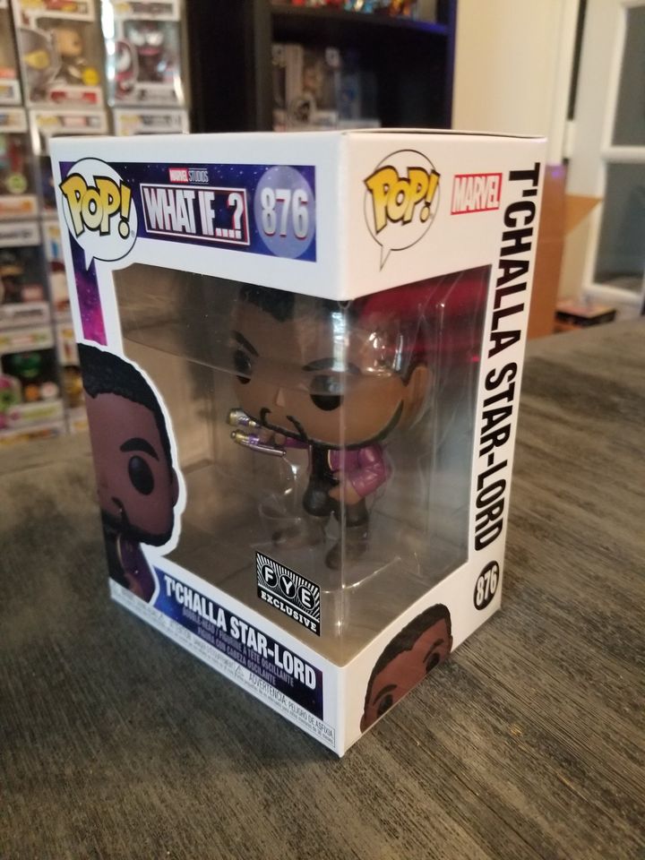 Funko PoP Marvel What If...? T'Challa Star-Lord Exclusive Funko