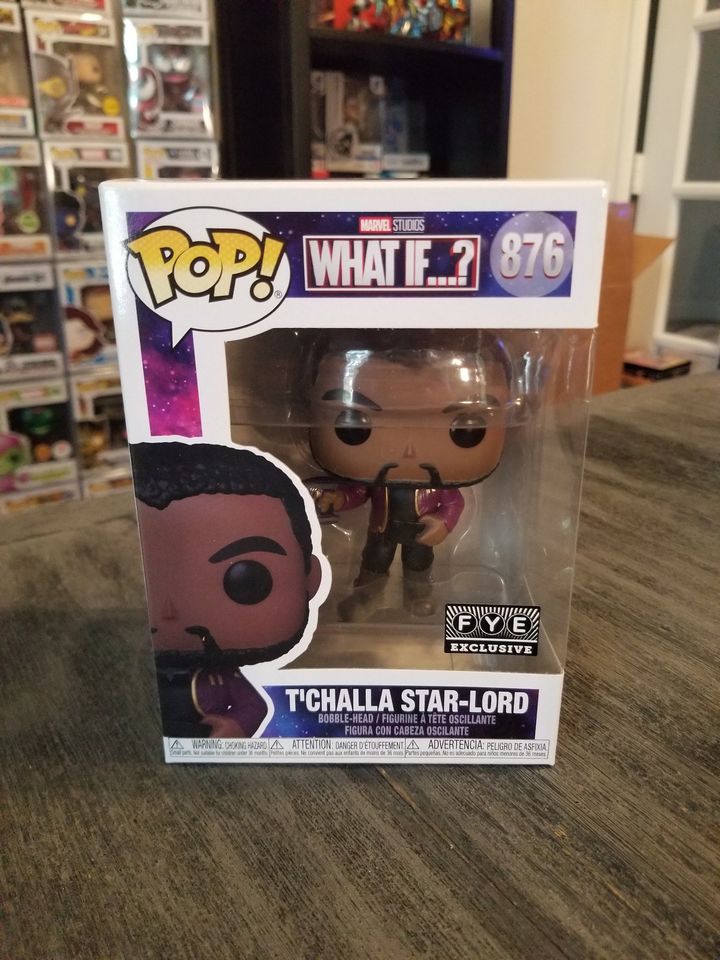 Funko PoP Marvel What If...? T'Challa Star-Lord Exclusive Funko