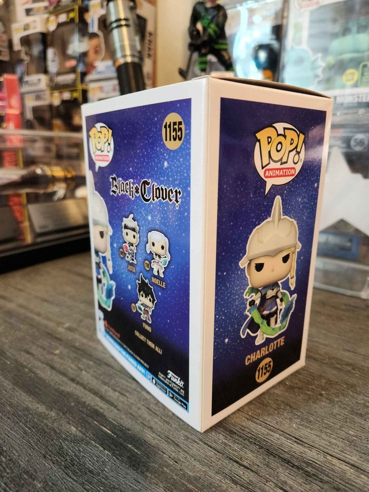 Funko PoP Black Clover Charlotte Glow in the Dark Chalice Exclusive Funko