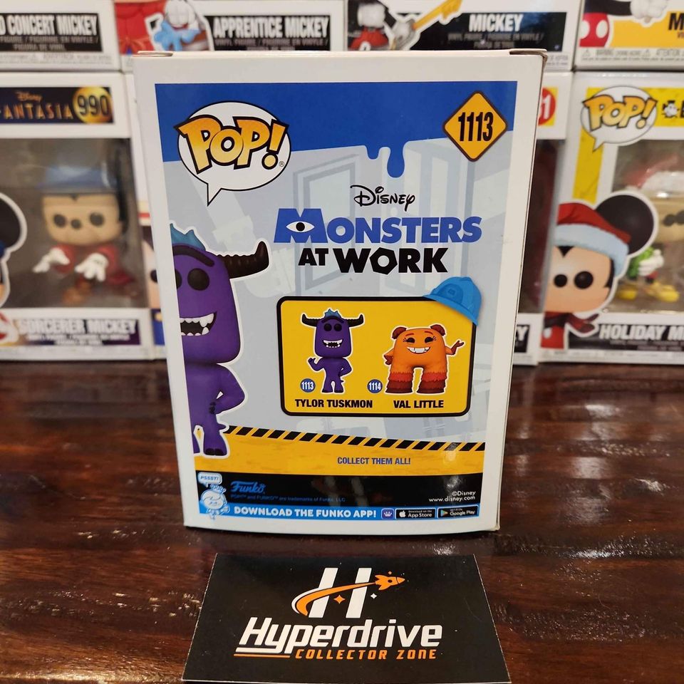 Funko PoP Disney Monsters at Work Tylor Tuskmon - Hyperdrive Collector Zone