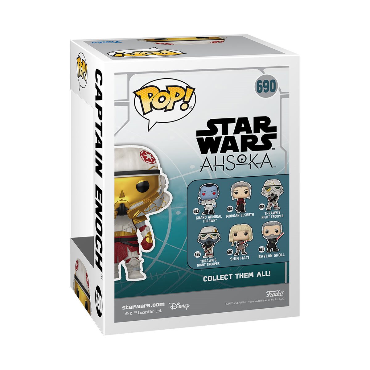 Star Wars: Ahsoka Captain Enoch Funko Pop! Vinyl Figure #690 - Entertainment Earth Exclusive - Hyperdrive Collector Zone