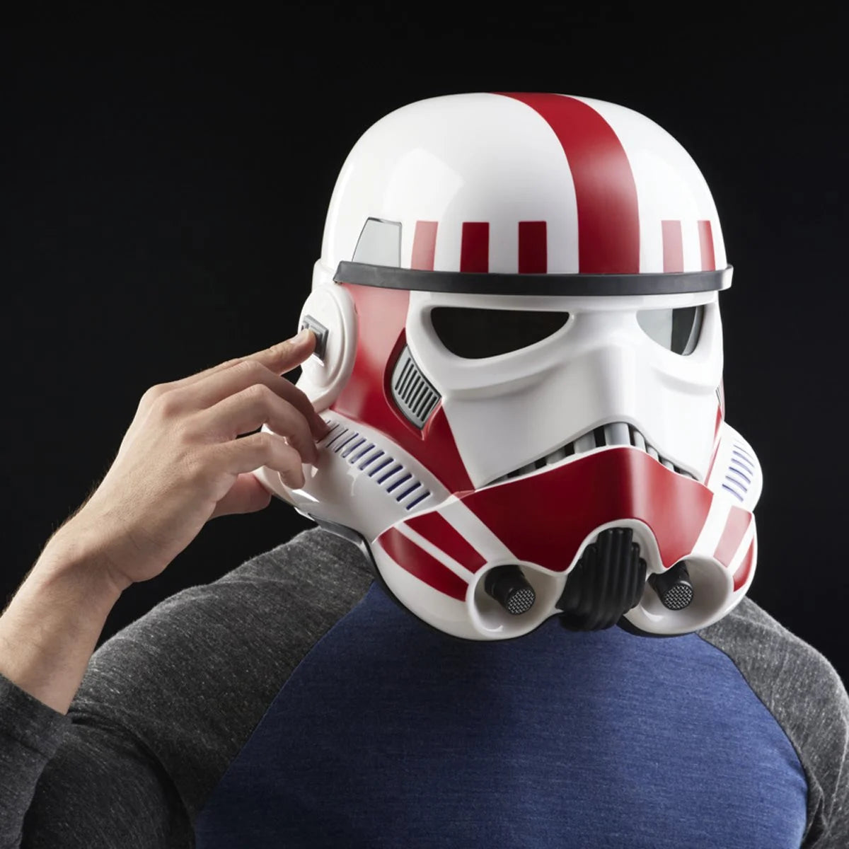 Star Wars The Black Series Shock Trooper Electronic Helmet Prop Replica Hasbro
