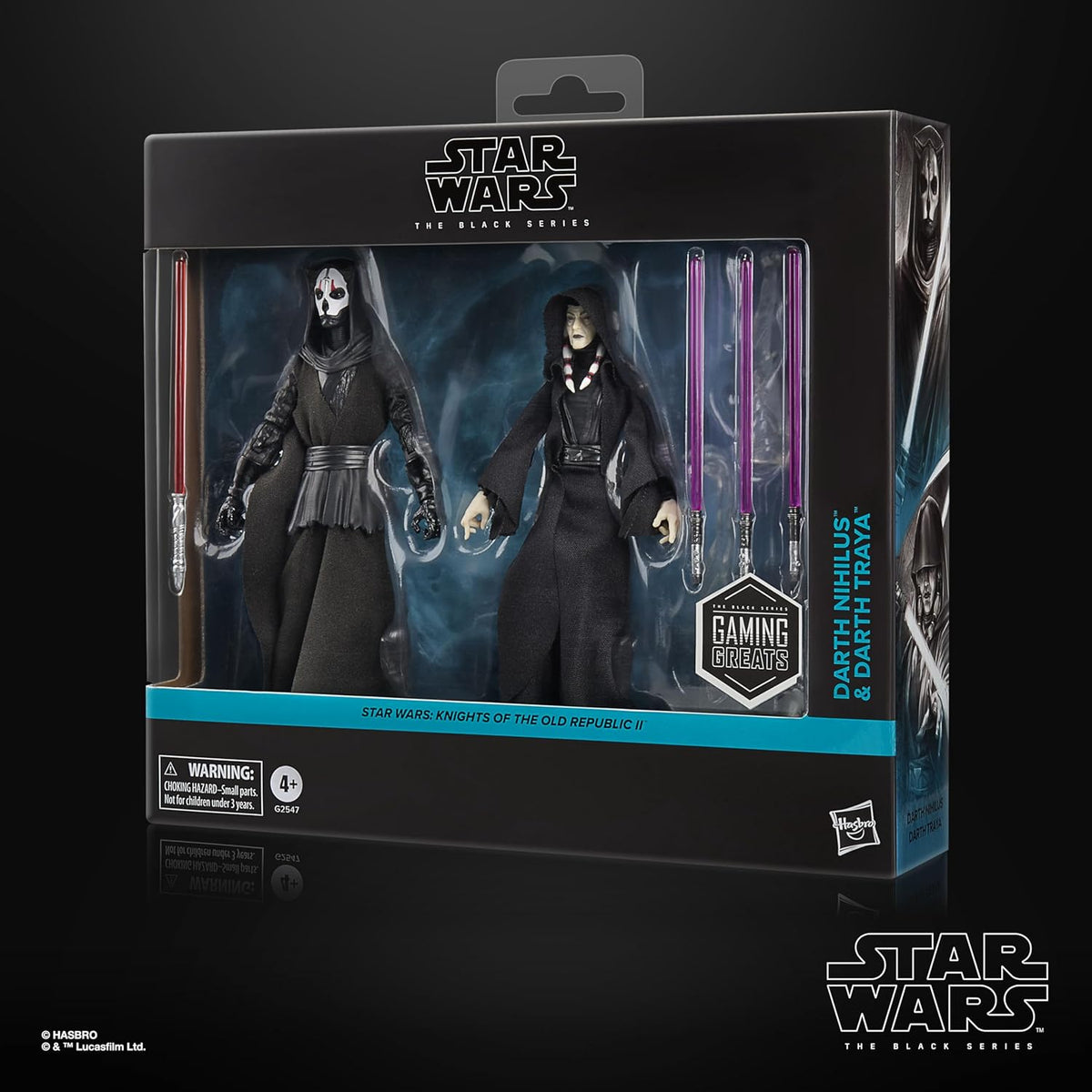 Star Wars The Black Series Darth Nihilus & Darth Traya, Knights of the Old Republic II Premium Collectible 6 Inch Action Figure 2-Pack (Amazon Exclusive) Hasbro