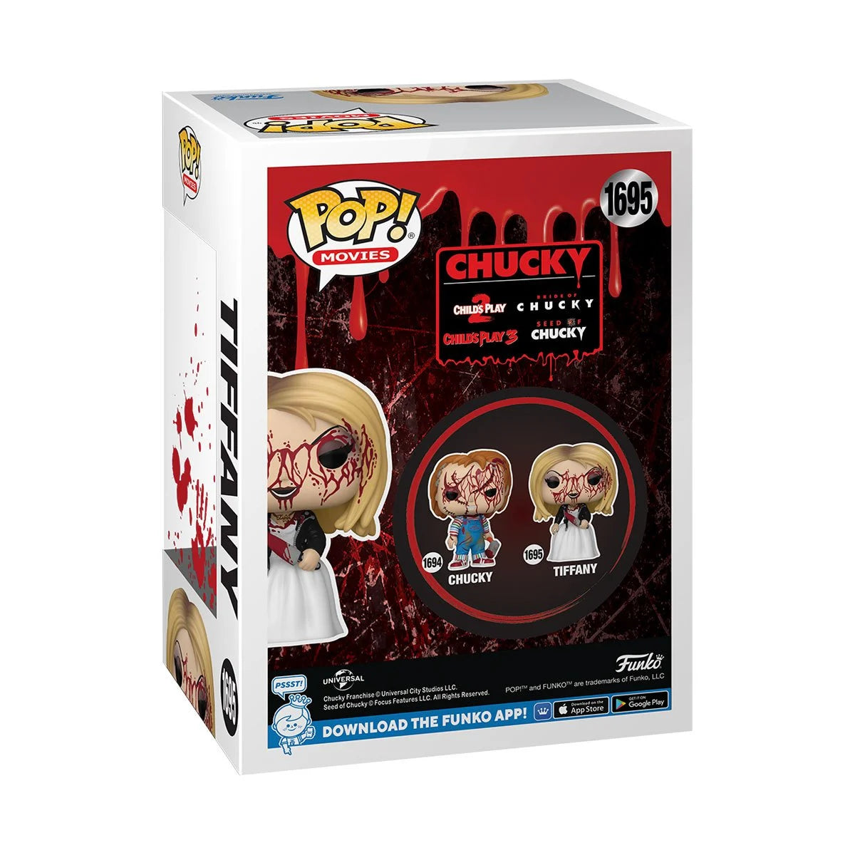 Bride of Chucky Tiffany Bloody Funko Pop! Vinyl Figure #1695 - Entertainment Earth Exclusive Funko