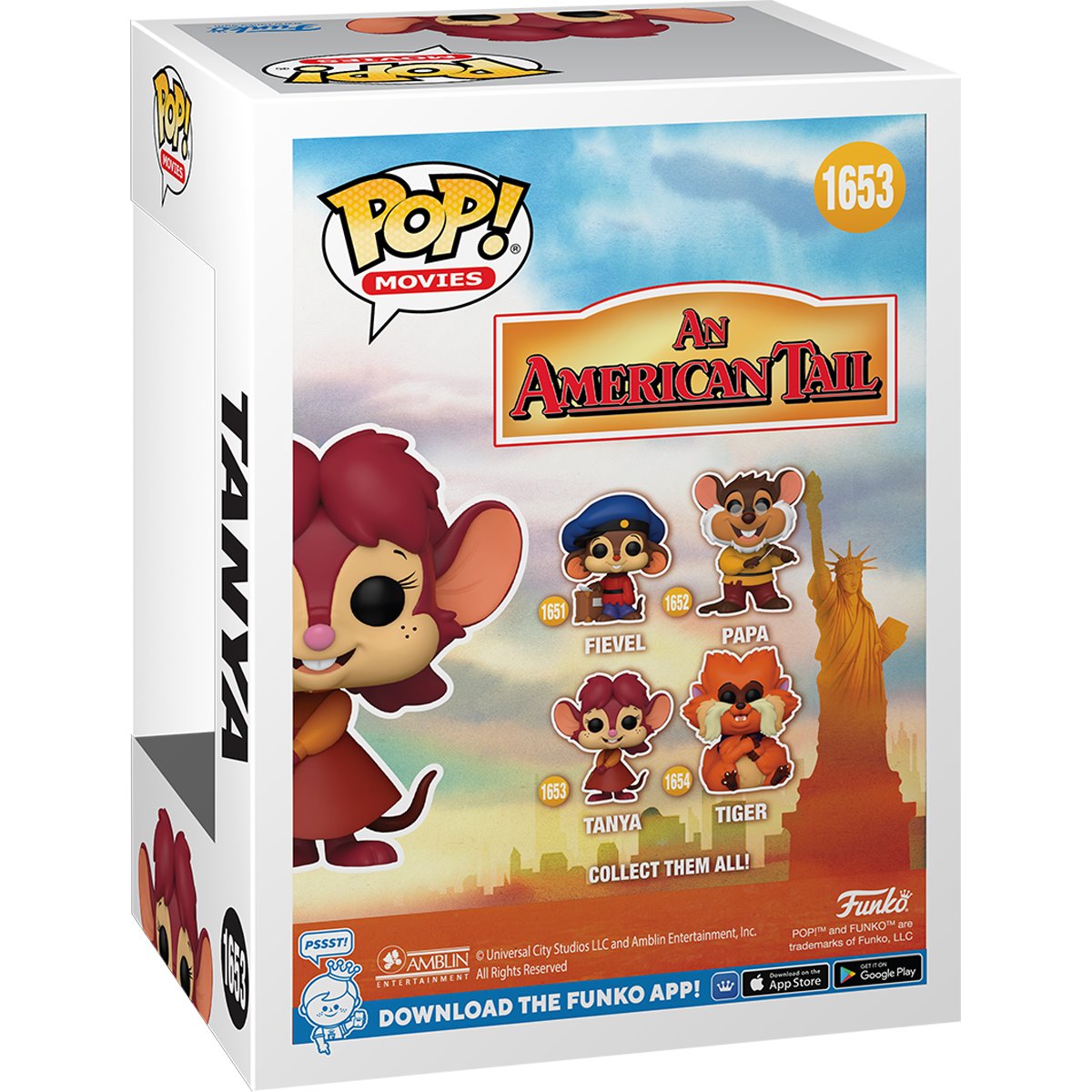 An American Tail Tanya Smiling Funko Pop! Vinyl Figure #1653 Funko