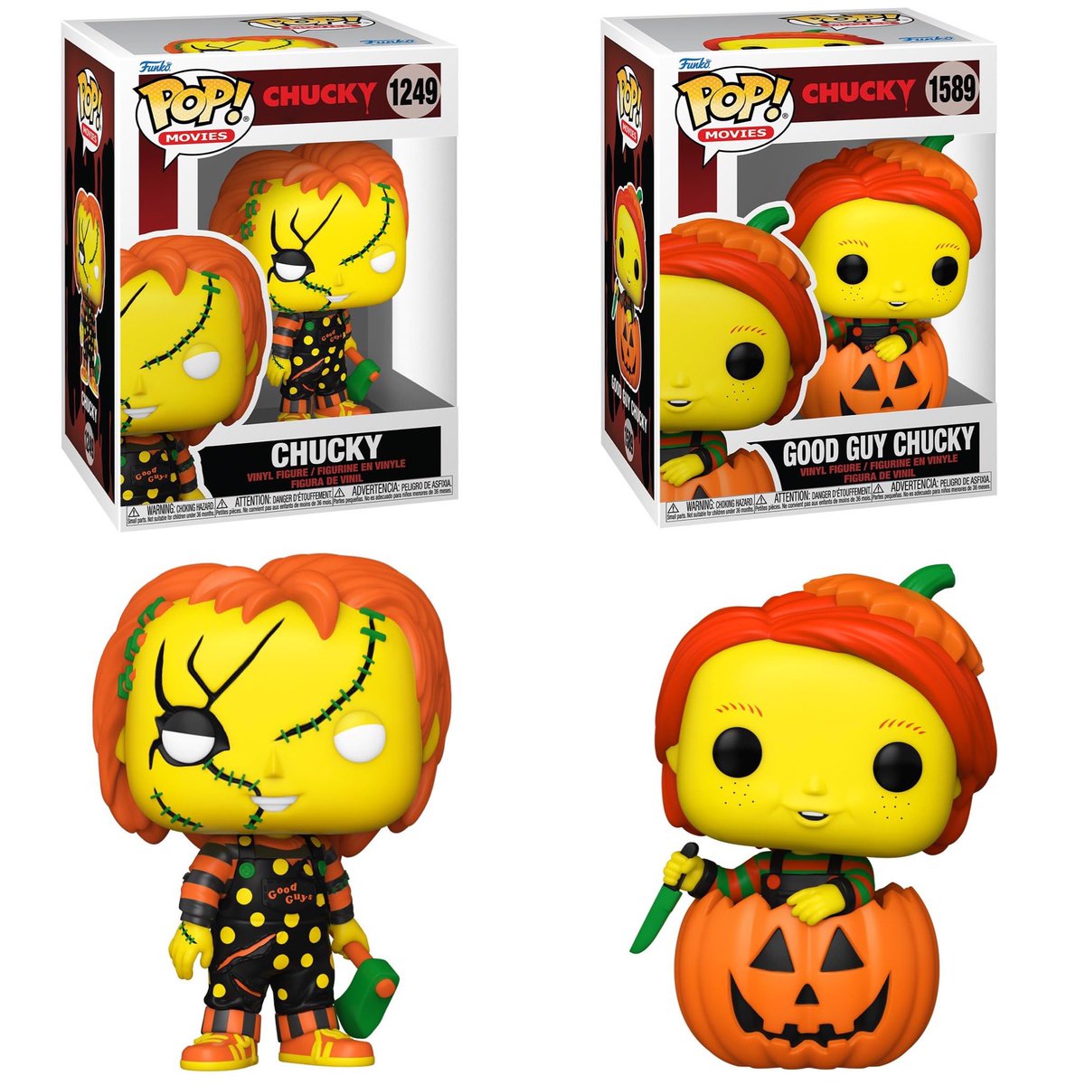 Chucky Vintage Halloween Chucky Funko Pop! Vinyl Figure Bundle Funko