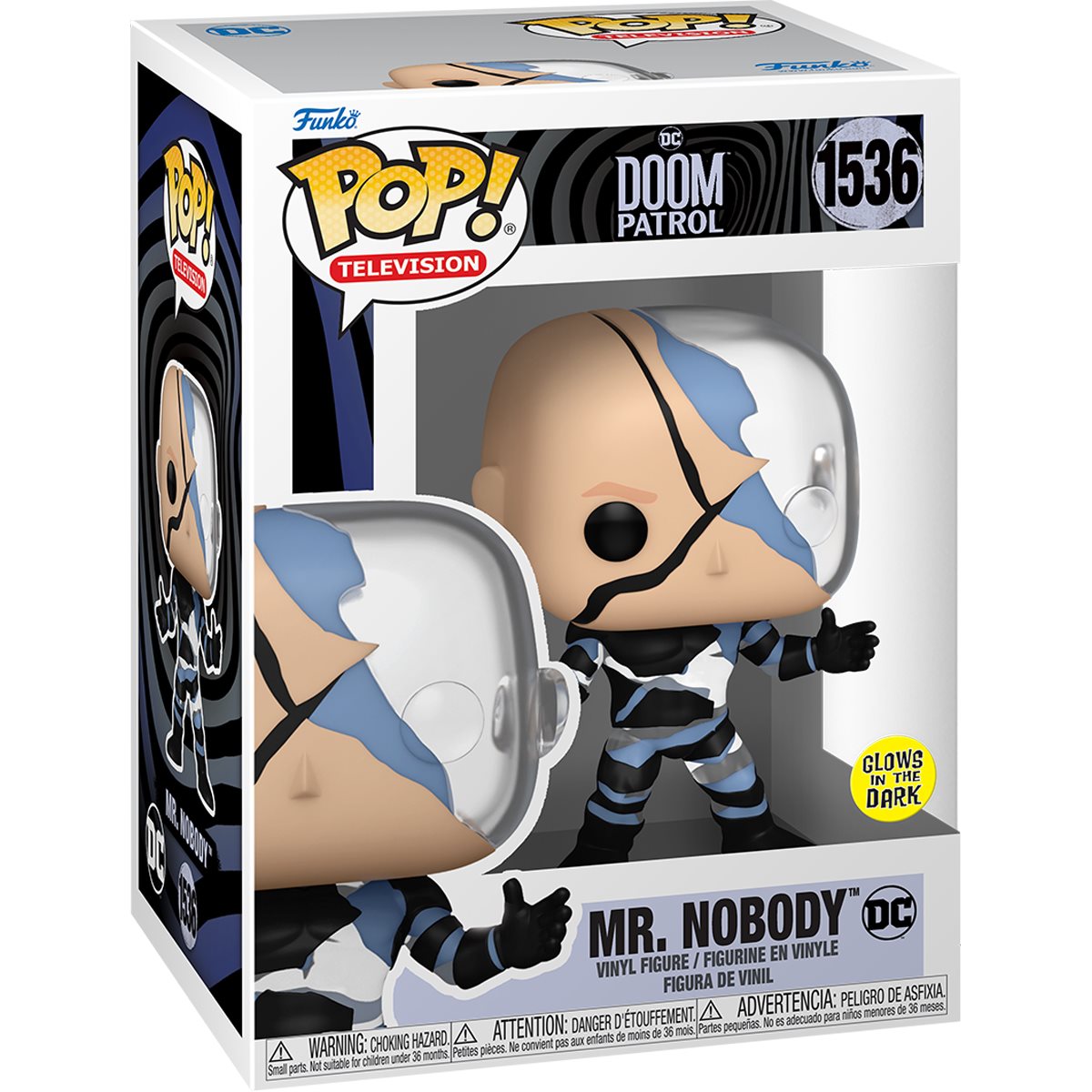 Doom Patrol Mr. Nobody Glow-in-the-Dark Funko Pop! Vinyl Figure #1536 Funko