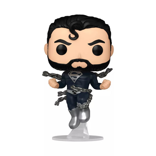 DC Heroes Superman (Black Suit) Funko Pop! Vinyl Figure #557 Exclusive Funko