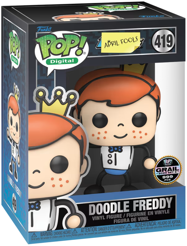 Digital: April Fools Doodle Freddy Funko PoP Vinyl Figure Grail #419