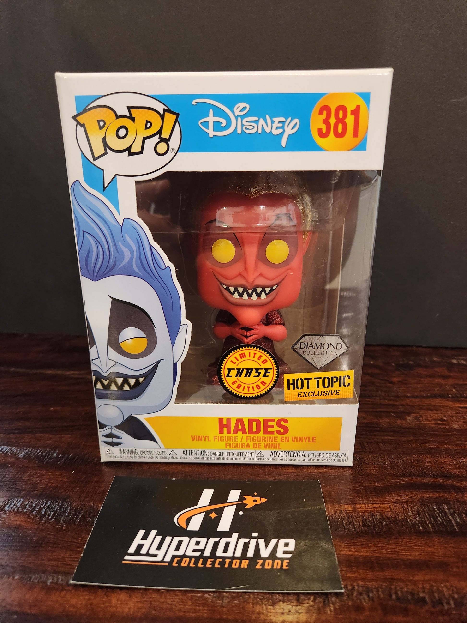 Disney Hercules Hades CHASE Diamond Funko PoP! Vinyl Figure Exclusive Funko
