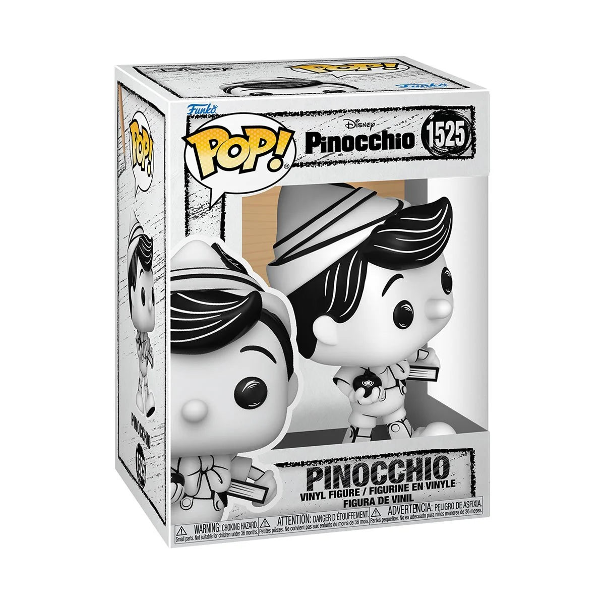 Disney Sketched Pinocchio Funko Pop! Vinyl Figure #1525 Funko