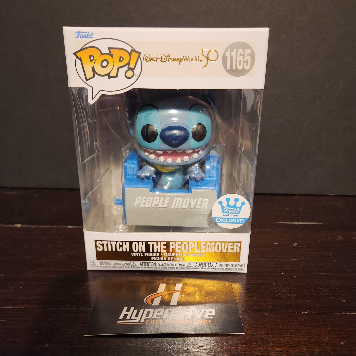 Disney Stitch on the Peoplemover Funko PoP Vinyl Figure #1165 Funko