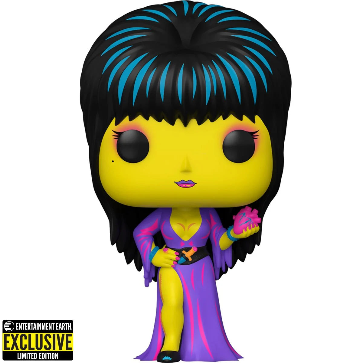 Elvira Black Light Funko Pop! Vinyl Figure #68 - Entertainment Earth Exclusive Funko