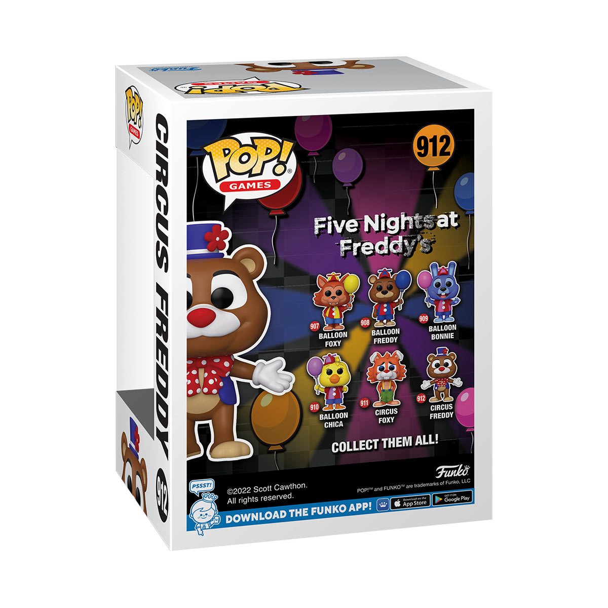 Five Nights at Freddy's Circus Freddy Funko Pop! Vinyl Figure #912 Funko
