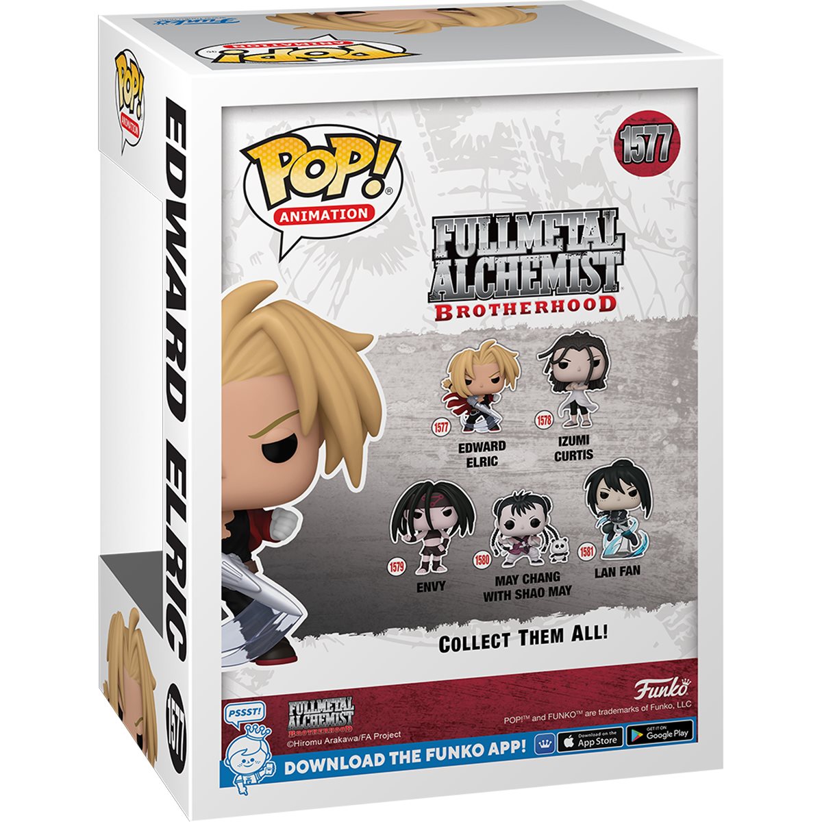 Fullmetal Alchemist: Brotherhood Edward Elric with Blade Funko Pop! Vinyl Figure #1577 Funko