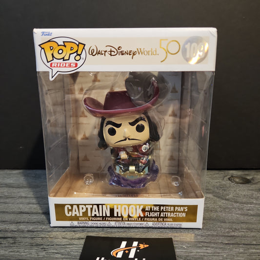 Funko PoP Disney Captain Hook at the Peter Pan's Flight Attraction Funko