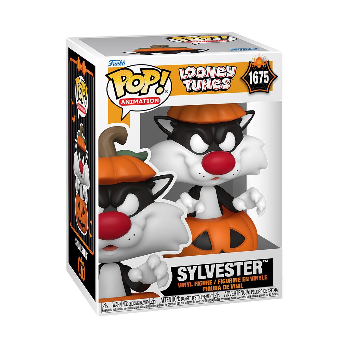 Looney Tunes Halloween Sylvester with Pumpkin Funko Pop! Vinyl Figure #1675 Funko
