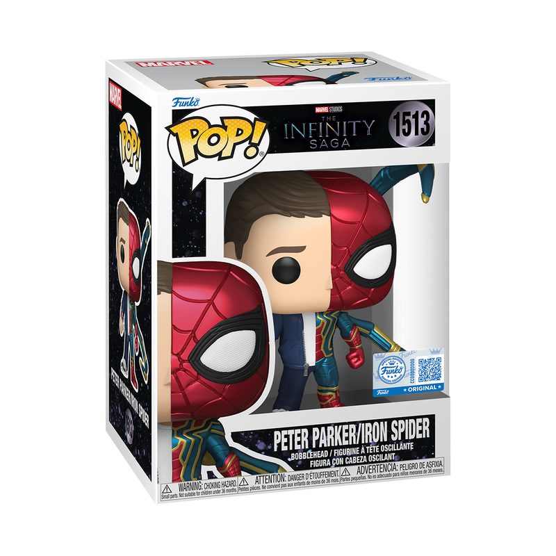 Marvel Infinity Saga Split Spider-Man/Peter Parker Funko Pop! Vinyl Figure #1513