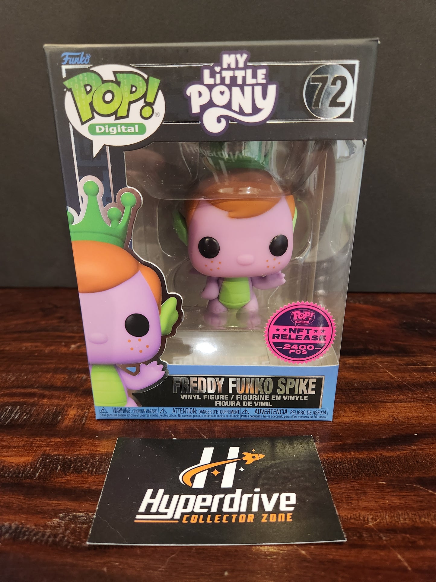 My Little Pony Freddy Funko Spike Funko PoP! Vinyl Figure NFT Release Exclusive Funko