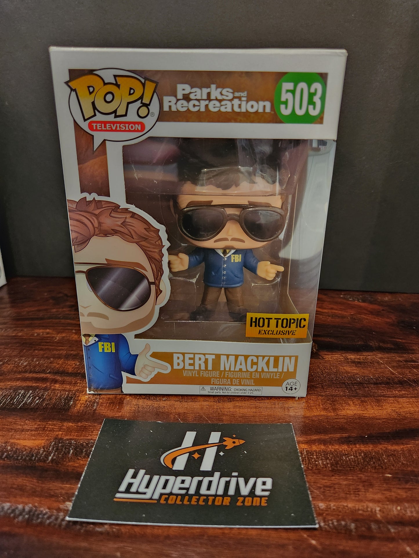 Parks and Recreation Bert Macklin Funko PoP! Vinyl Figure Exclusive Funko