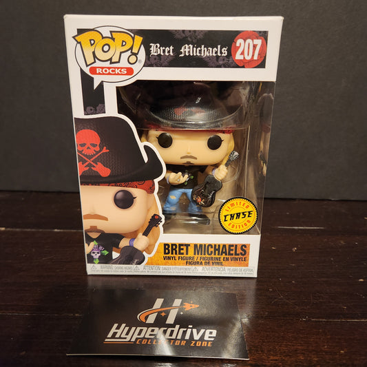 Rocks Bret Michaels CHASE Funko PoP Vinyl Figure #207 Funko