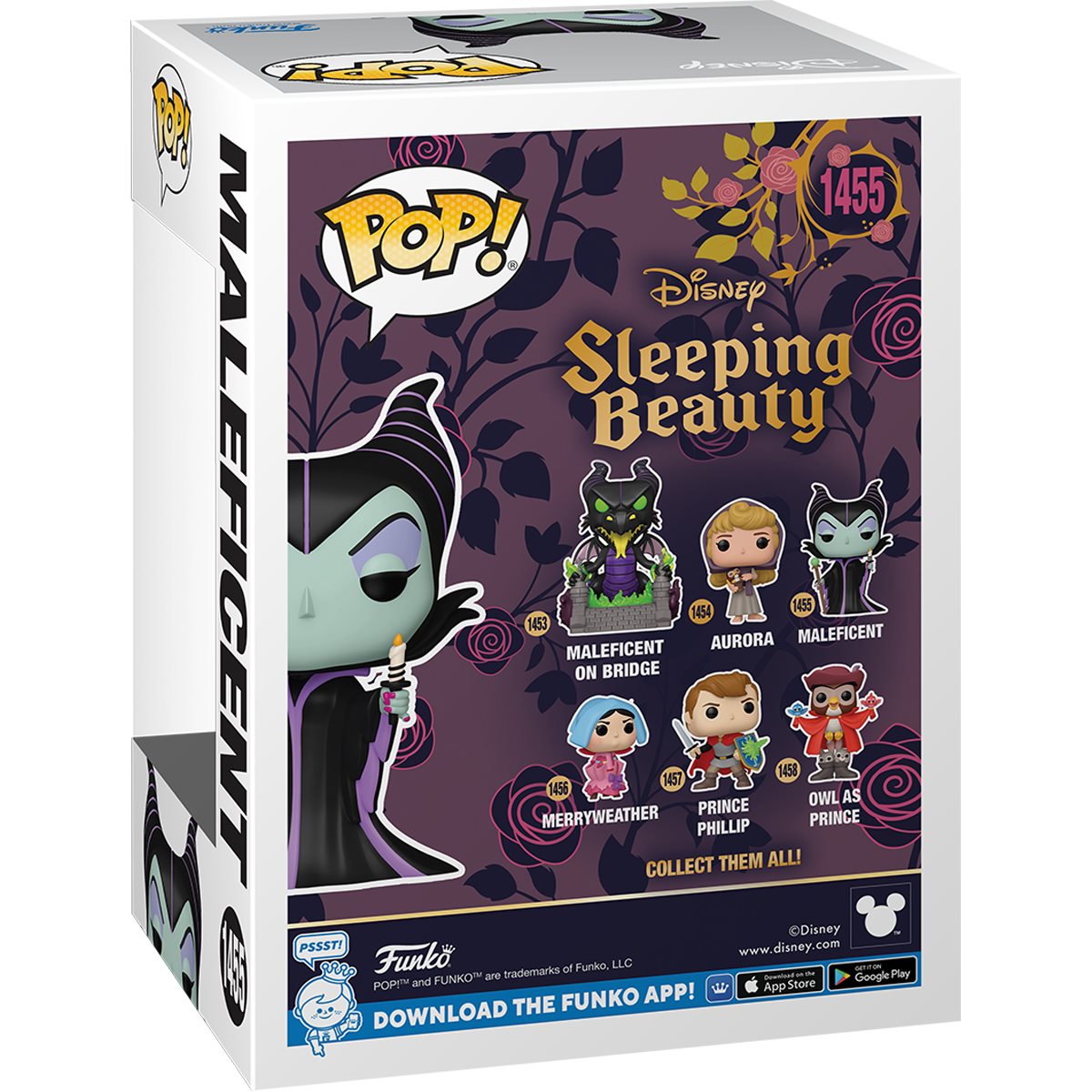 Sleeping Beauty 65th Anniversary Maleficent with Candle Funko Pop! Vinyl Figure #1455 Funko