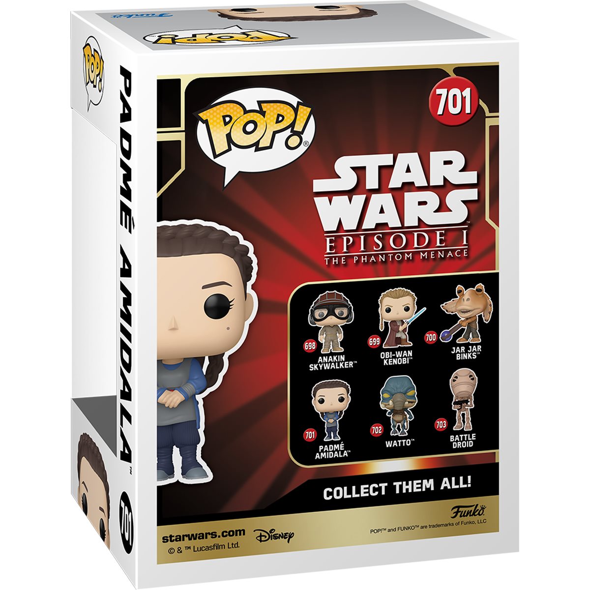 Star Wars: Episode I - The Phantom Menace Padme Amidala (Tatooine) Funko Pop! Vinyl Figure #701 Funko