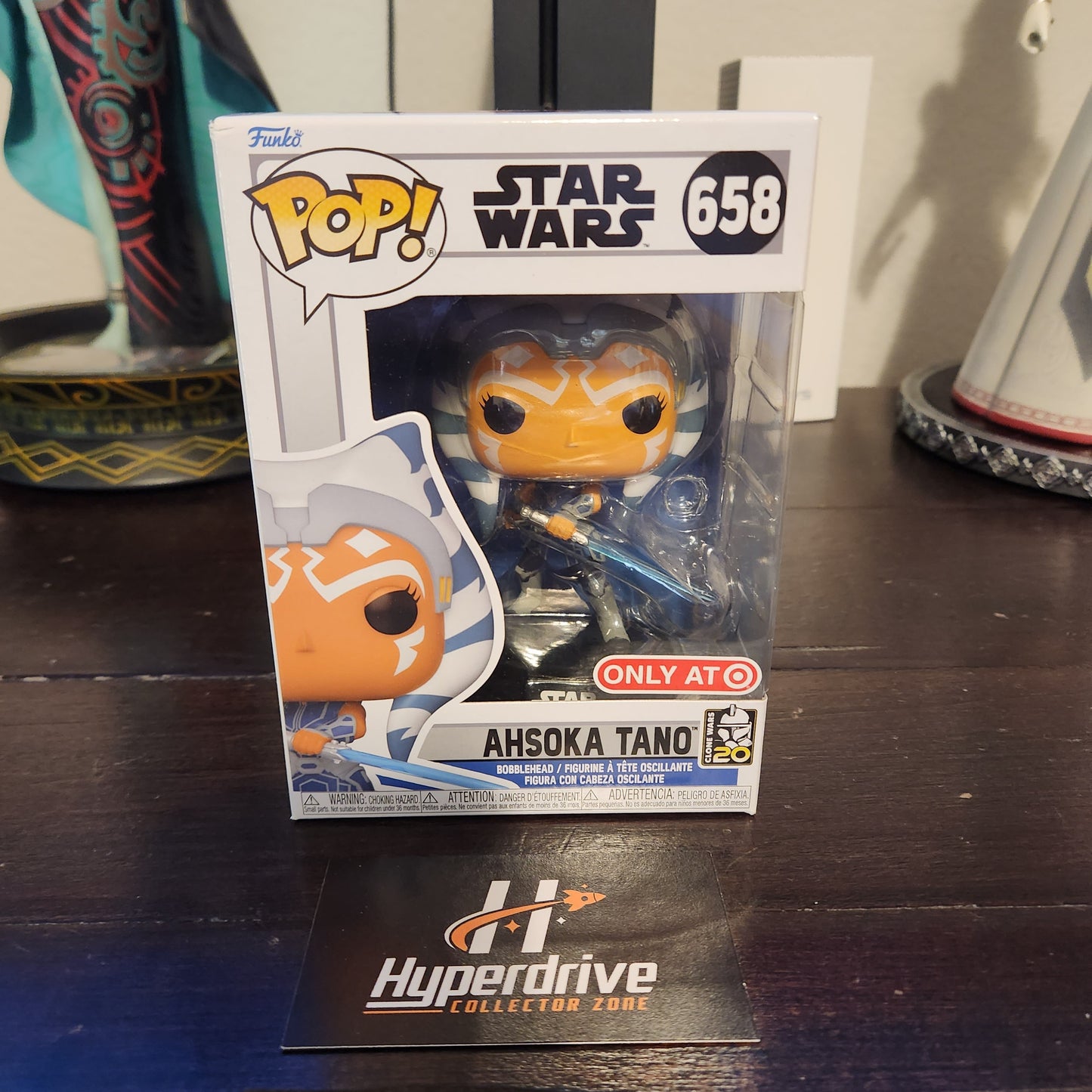 Star Wars The Clone Wars Ahsoka Tano Funko PoP Vinyl Figure #658 Exclusive Funko
