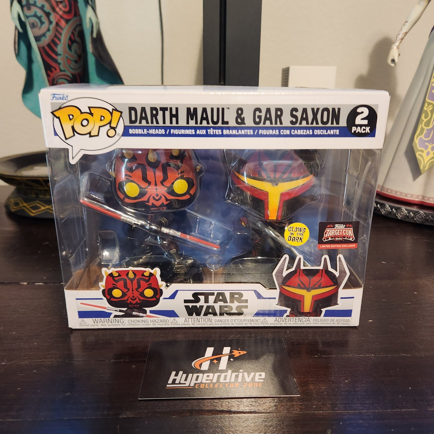 Star Wars The Clone Wars Darth Maul & Gar Saxon Funko PoP Vinyl Figure 2 Pack Exclusive