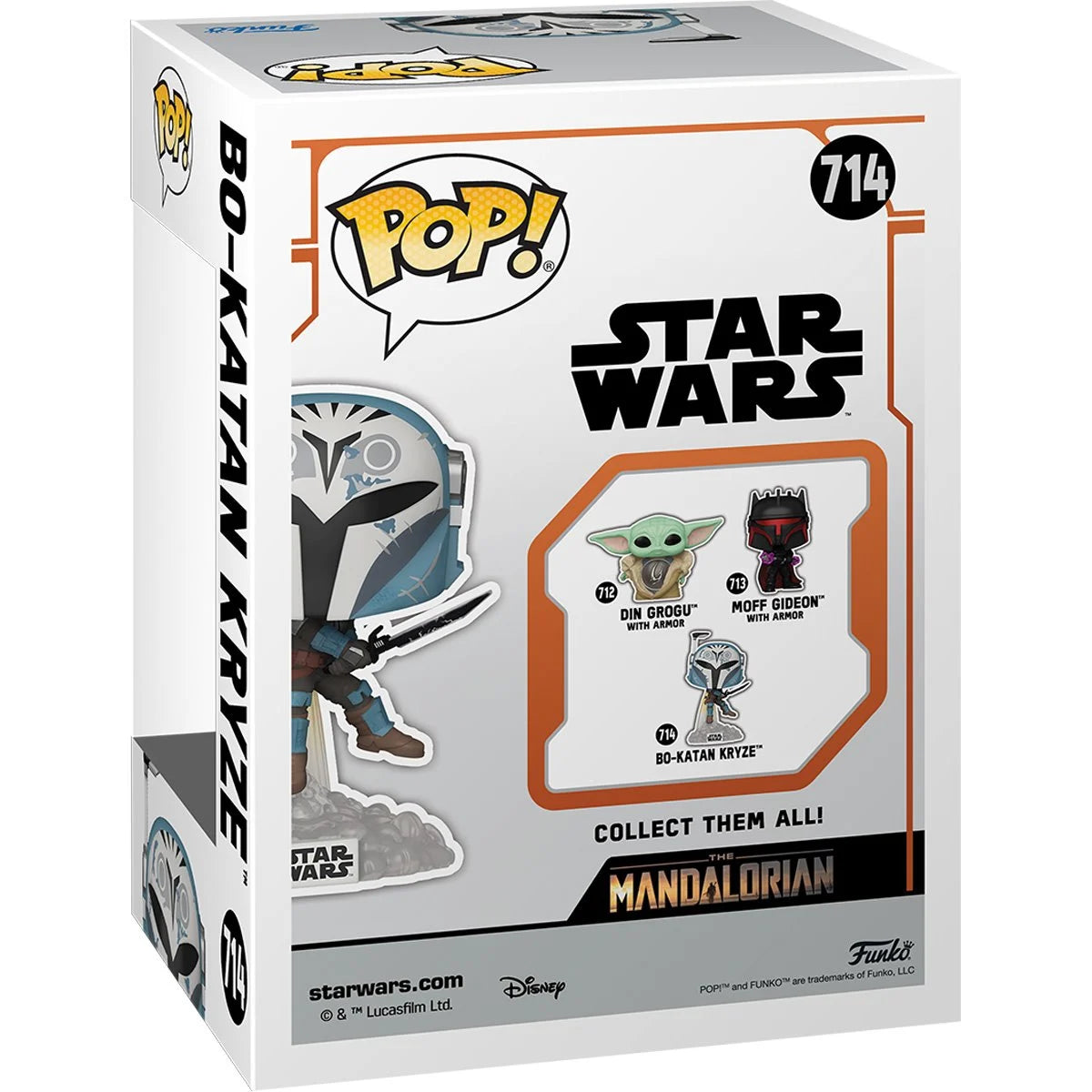 Star Wars: The Mandalorian Bo-Katan Kryze with Darksaber and Jet Pack Funko Pop! Vinyl Figure #714 Funko
