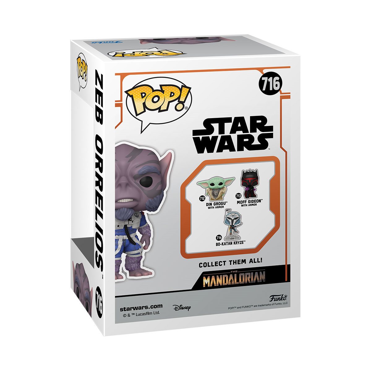 Star Wars: The Mandalorian Zeb Funko
