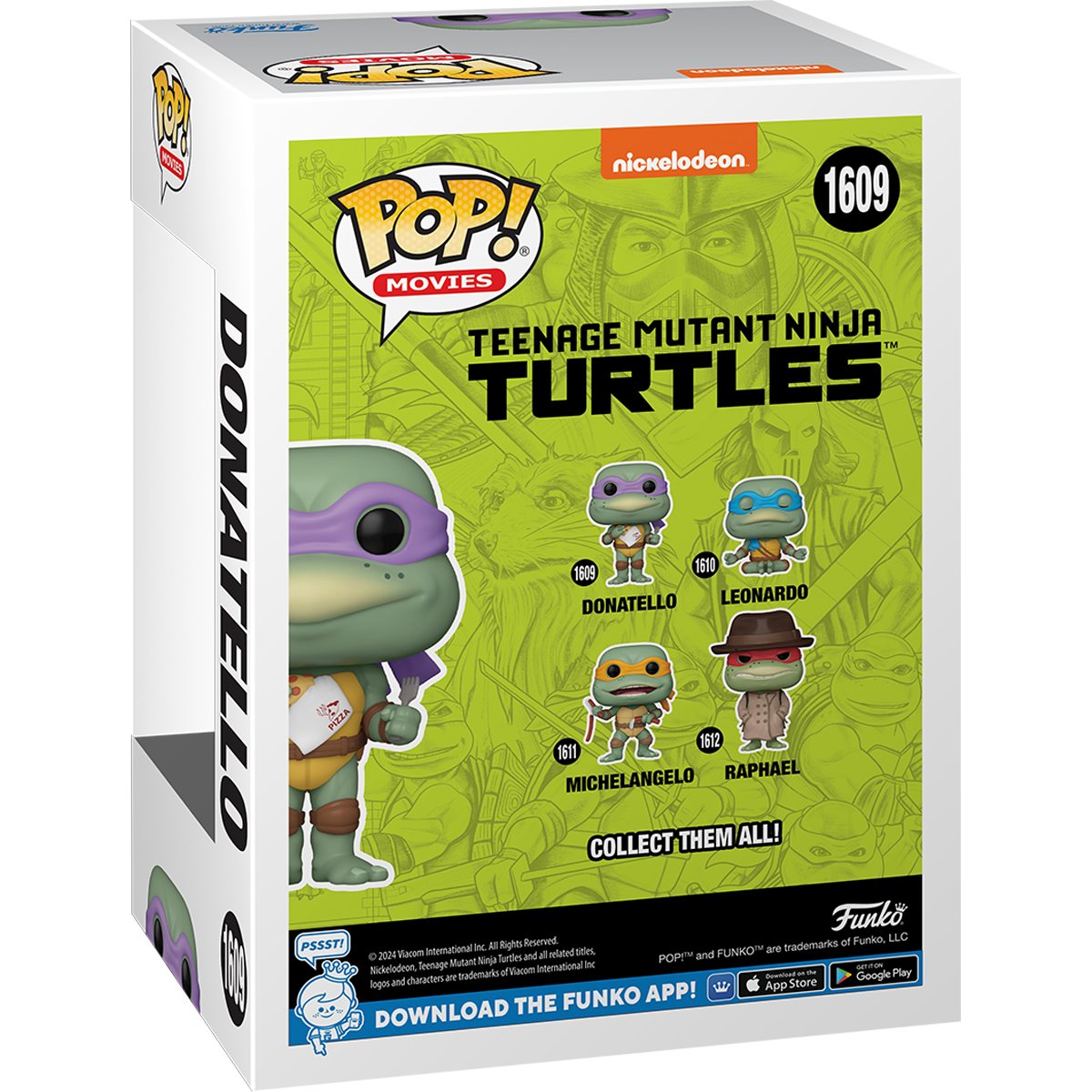 Teenage Mutant Ninja Turtles 1990 Leonardo Meditating Funko Pop! Vinyl Figure #1610 Funko