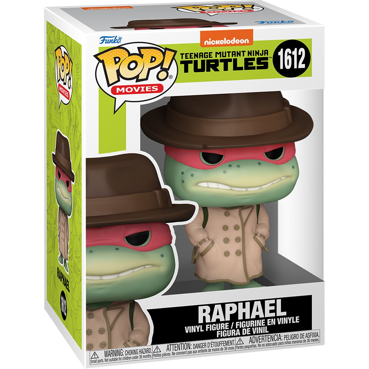 Teenage Mutant Ninja Turtles 1990 Raphael with Coat and Hat Funko Pop! Vinyl Figure #1612 Funko