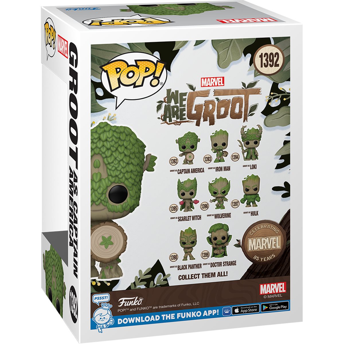 We Are Groot as Captain America Funko Pop! Vinyl Figure #1392 Funko